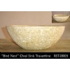 Bird Nest- Oval Sink Travertine