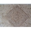 Ivory Travertine Mosaic Medalllion