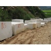 White crystal marble block