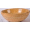 Burnt Sunrise Travertine Bowl