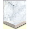 laminated panel-volakas white with ceramic tile