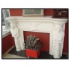 Crema Cloudy Limestone Fireplace DCH001