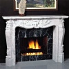 White Marble fireplace