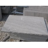 White sandstone paving