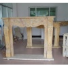 Yellow Marble Fireplace