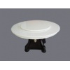 Crystallized glass stone tabletop