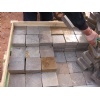Gold sandstone cubes