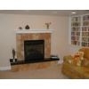 Travertine Fireplace