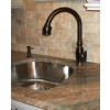 Granite countertop with undermount sink