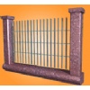 Blue Pearl granite fence