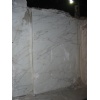 White marble marble blocks with golden veins