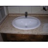 Bathroom vanities, kitchen counters