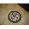 Gold Marble Floor Tile, Mosaic Medallion