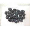 black pebbles