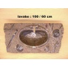 Fossile stone Wash Basin