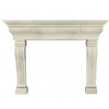 Hand-carved Fireplace Surround and Lintel: The Tos