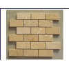 Yellow Limestone China Brick Mosaic