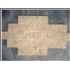 Yellow limestone panel