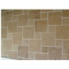 Yellow limestone French pattern