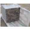 Brown limestone tiles