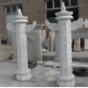 White Marble Roman pillars