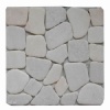White marble mosaics