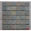 Wooden yellow slate mosaics