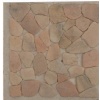 Pink sandstone mosaics