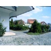 Blue basalt stone paving