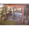 Tables and benches for gardening