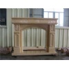 Granite and Marble Fireplace