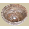 Scabos travertine massive wash basin
