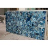 Blue Agate Slab - Semi Precious Stone