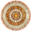 Travertine Mosaic Medallions Tabletops