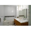 Calcutta Gold Bathroom Design
