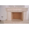 Travertine, Marble fireplaces