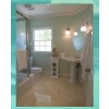 Beige Marble Floor Tiles, Bath Design