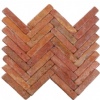 Antiquated Red Travertine Mosaic