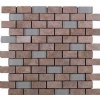 Stone mixed glass mosaic