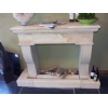 Limestone Fireplace Hurricane
