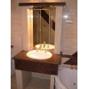 Vanity top-Afrika red granite-Travertine
