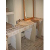 Antiquated Travertine Vanity