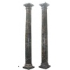 Black Gold Marble Columns