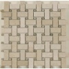 Basket Mosaic Noce Travertine