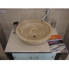 Travertine Sink Medium Honed, Filled