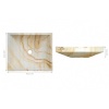 Teak Wood Marble Sink