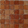 Golden travertine mosaic