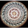 MK020-Mosaic Roman Medallion