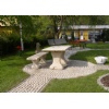 Granite benche, table