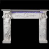 Marble fireplace